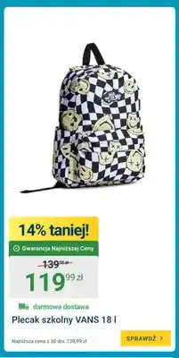 ERLI Plecak szkolny Vans oferta