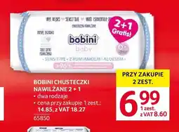 Selgros Chusteczki nawilżane Bobini 2+1 oferta