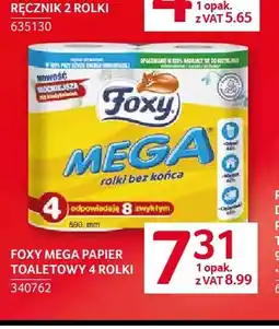 Selgros Papier toaletowy Foxy Mega 4-pak oferta
