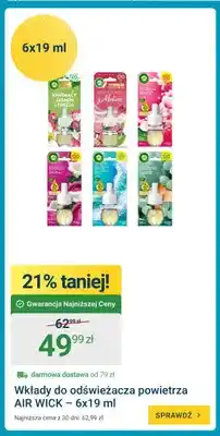 ERLI Wkłady do odświeżacza powietrza Air Wick 6-pak oferta