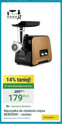 ERLI Maszynka do mielenia mięsa Berdsen zestaw oferta