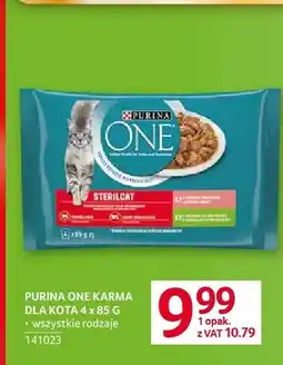 Selgros Karma dla kota Purina One 4-pak oferta