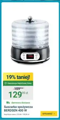 ERLI Suszarka spożywcza Berdsen oferta