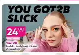 Koliber drogerie Produkty do stylizacji włosów Got2b oferta
