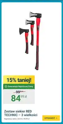 ERLI Zestaw siekier Red Technic 3 wielkości oferta