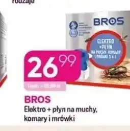 Koliber drogerie Elektro + płyn na muchy komary i mrówki Bros oferta