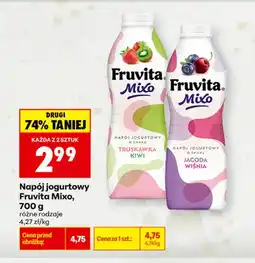 Biedronka Napój jogurtowy Fruvita Mixo jagoda wiśnia oferta