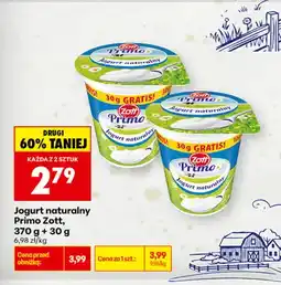 Biedronka Jogurt naturalny Primo Zott oferta