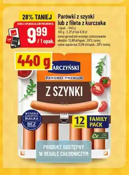 Polomarket Parówki z szynki Tarczyński oferta
