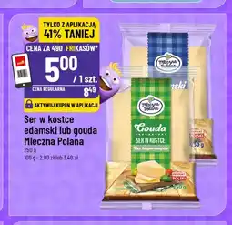 Polomarket Ser w kostce gouda Mleczna Polana oferta
