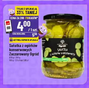 Polomarket Sałatka z ogórków konserwowych Zaczarowany Ogród oferta