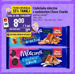 Polomarket Czekolada mleczna z nadzieniem ciasteczkowa Choco Charlie oferta