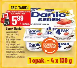 Polomarket Serek Danio truskawkowy 4-pak Danone oferta