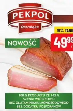 Polomarket Szynka długodojrzewająca Pekpol oferta