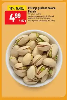 Polomarket Pistacje prażone solone Bacalis oferta