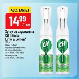 Polomarket Spray do czyszczenia Cif Infinite Lime & Lemon oferta