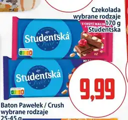 Kupiec Czekolada Studentska oferta