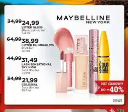 Drogeria Kosmyk Błyszczyk do ust Lifter Gloss Maybelline New York oferta
