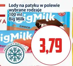 Kupiec Lody na patyku w polewie Big Milk oferta