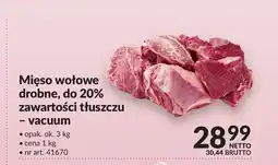 Makro Mięso wołowe drobne do 20% zawartości tłuszczu vacuum oferta
