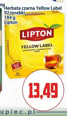 Kupiec Herbata czarna Yellow Label Lipton oferta