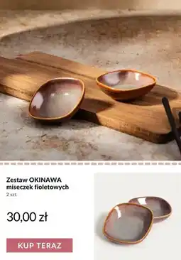 Homla Zestaw Okinawa miseczek fioletowych 2-pak oferta