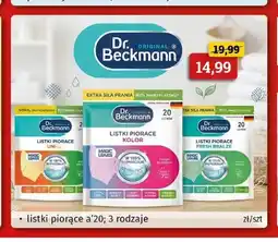Drogeria Kosmyk Listki piorące Uni Dr. Beckmann oferta