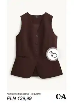 C&A Kamizelka biznesowa regular fit C & A oferta