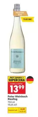 Biedronka Wino białe Peter Weinbach Riesling oferta