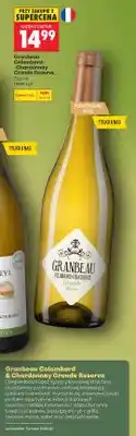 Biedronka Wino białe półwytrawne Granbeau Colombard-Chardonnay Grande Reserve oferta