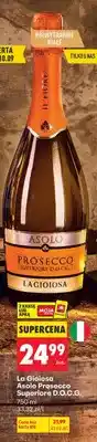 Biedronka Wino musujące Prosecco Asolo Superiore D.O.C.G. La Gioiosa oferta