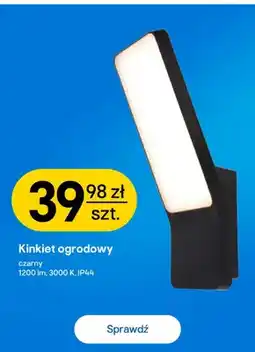 Castorama Kinkiet ogrodowy czarny oferta