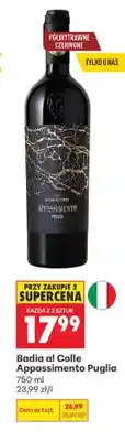 Biedronka Wino czerwone Badia al Colle Appassimento Puglia oferta