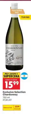 Biedronka Wino białe Exclusive Selection Chardonnay oferta