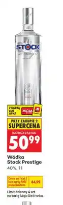 Biedronka Wódka Stock Prestige 40% oferta