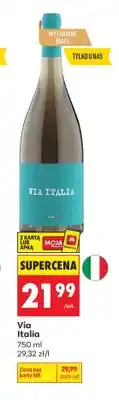 Biedronka Wino czerwone Via Italia oferta