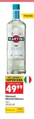 Biedronka Wermut Martini Bianco oferta