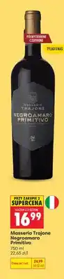 Biedronka Wino czerwone Masseria Trajone Negroamaro Primitivo oferta