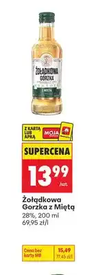Biedronka Żołądkowa Gorzka z miętą oferta