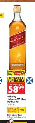 Biedronka Whisky Johnnie Walker Red Label oferta
