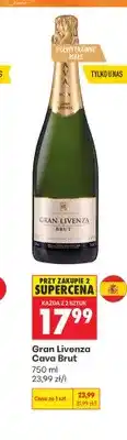 Biedronka Wino musujące Gran Livenza Cava Brut oferta