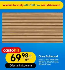 Castorama Gres Rollwood 60x120 cm rektyfikowany oferta