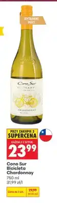 Biedronka Wino białe Cono Sur Bicicleta Chardonnay oferta