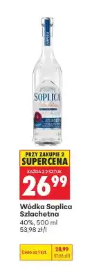 Biedronka Wódka Soplica Szlachetna 40% oferta