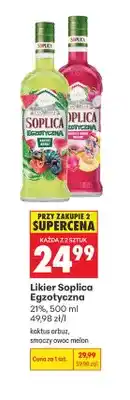Biedronka Likier Soplica Egzotyczna kaktus arbuz oferta