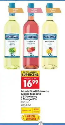 Biedronka Wino bezalkoholowe Monte Santi Frizzante Mojito Moscato oferta