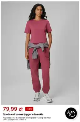 4F Spodnie dresowe joggery damskie oferta