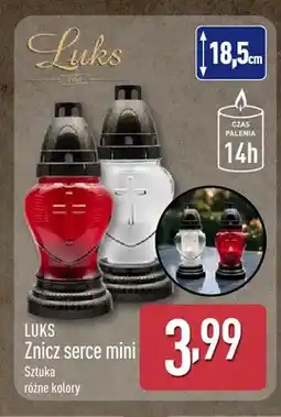 ALDI Znicz serce mini Luks oferta