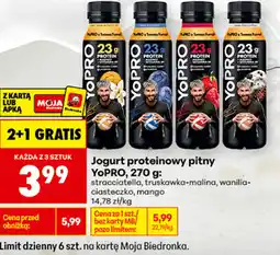 Biedronka Jogurt proteinowy pitny YoPRO oferta