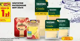 Biedronka Wszystkie paczkowane sery żółte oferta